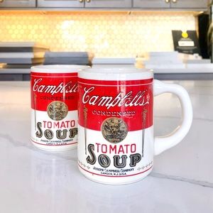 VTG 2PCS Campbell’s Tomato Soup Cup Mug 1970’S